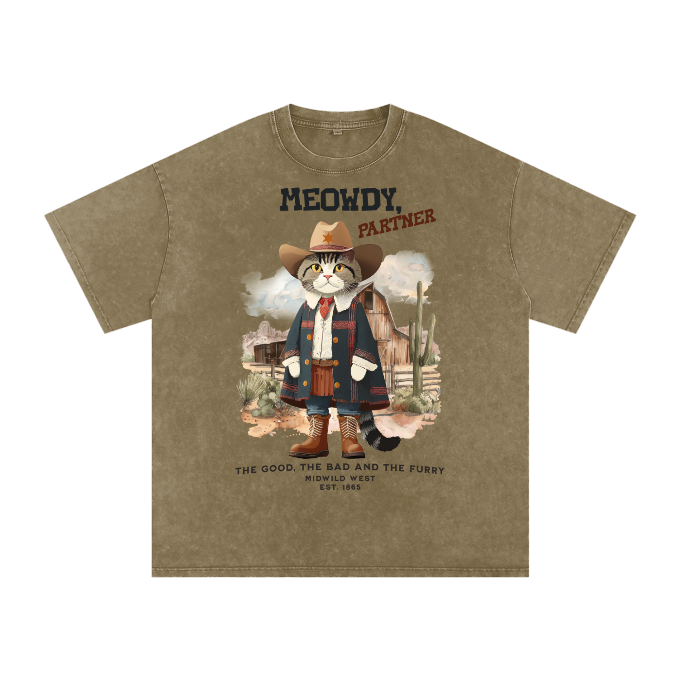 Cat,Meowdy,Western