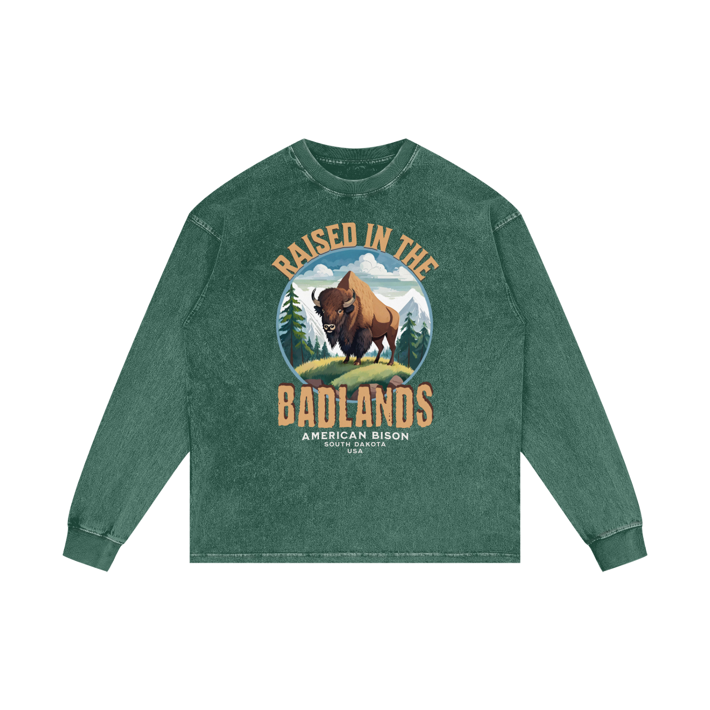 American Bison,Raised by the,Badlands