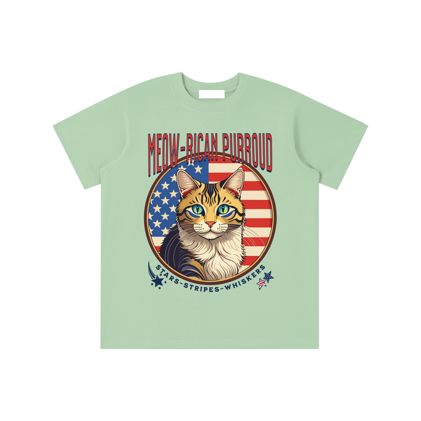American,Cat,Proud,Kids