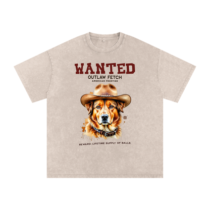 Golden Retriever,Wanted,Outlaw,American Frontier