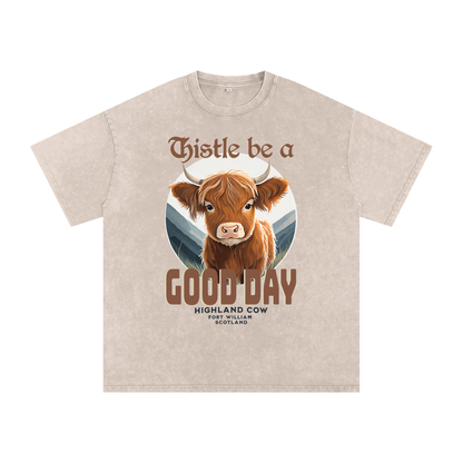 Highland Cow,Thistle be,Good Day