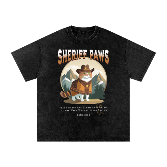 Cat,Sheriff,Wild West
