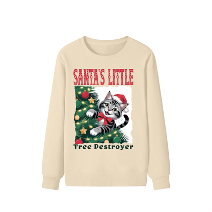 Santa,Cat,Christmas,Tree,Destroyer