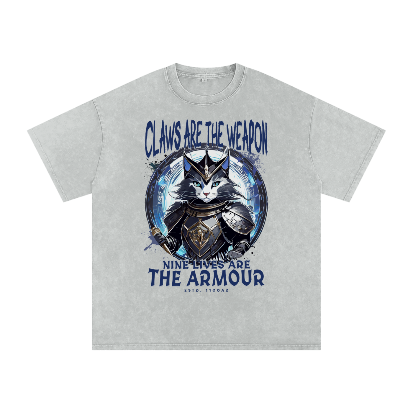 Knight,Cat,Claws,Nine,Lives,Armour