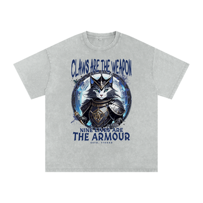 Knight,Cat,Claws,Nine,Lives,Armour