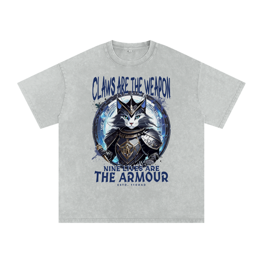 Knight,Cat,Claws,Nine,Lives,Armour
