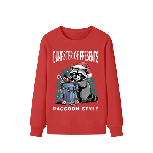 Christmas,Fun,Raccoon,Dumpster,Presents,Heart,Mischief