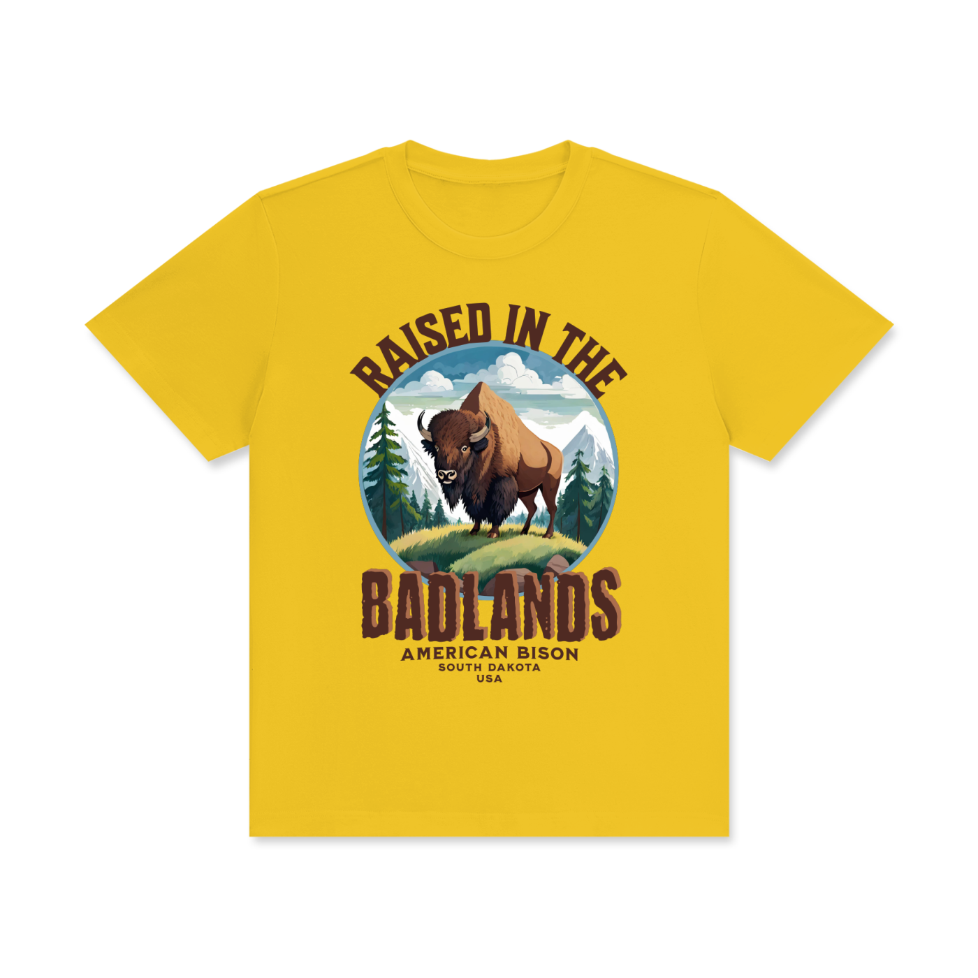 American Bison,Raised by the,Badlands