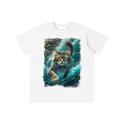 Cat,Swimming,Cool
