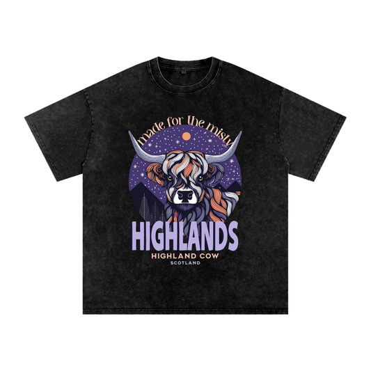 Highland Cow,Misty,Highlands