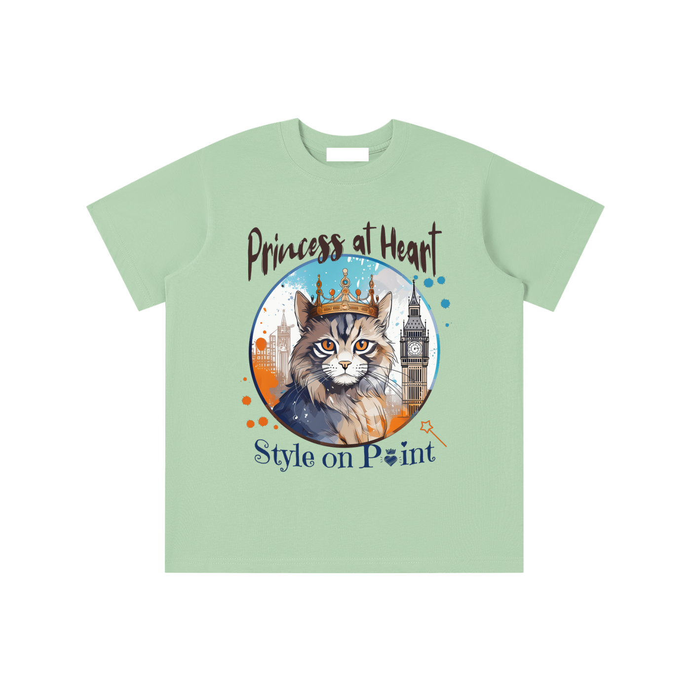 Cat,Princess,Heart,Kids
