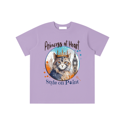 Cat,Princess,Heart,Kids