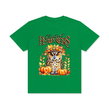 T-shirt,Harvest,Owl,Fall
