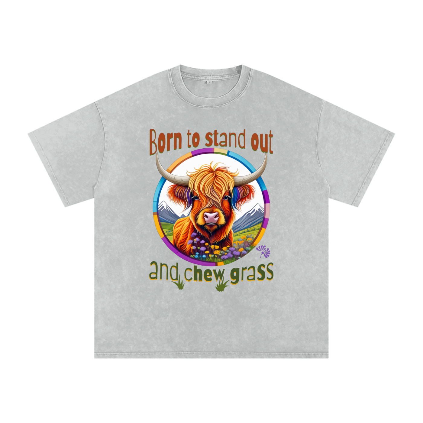 Highland Cow,Colourful,Quirky