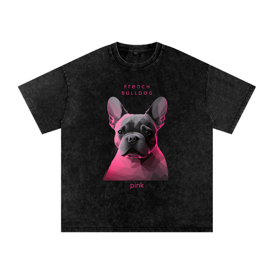 Pink,French Bull Dog