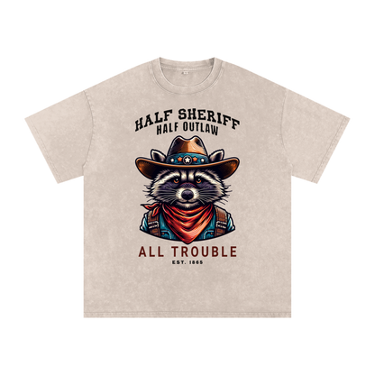 Raccoon,Sheriff,Outlaw,Trouble