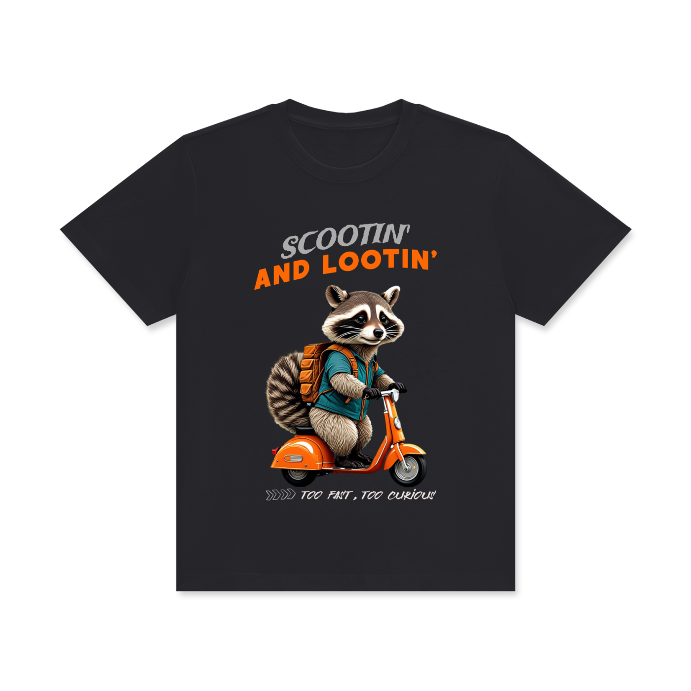 Scootin',Lootin',Raccoon