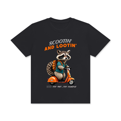 Scootin',Lootin',Raccoon