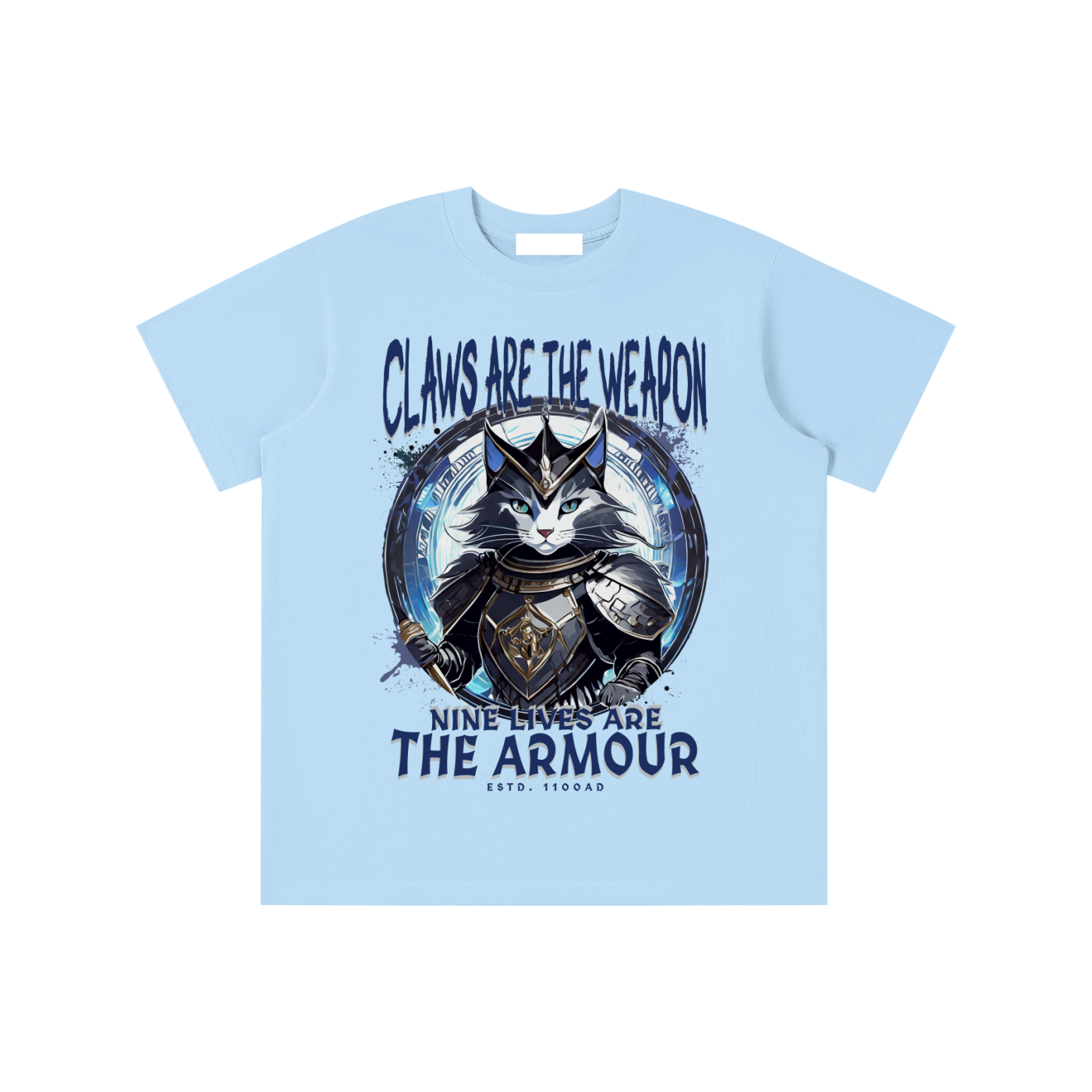 Knight,Cat,Claws,Armour,Nine,Lives,Kids