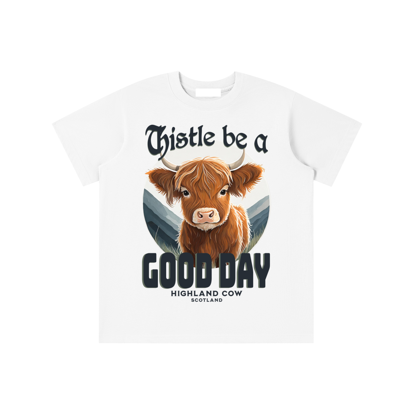 Thistle,Good,Day,Scotland,Highland Cow