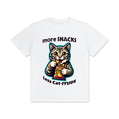 Funny,Cat,More,Snacks,Less,Cat-itude