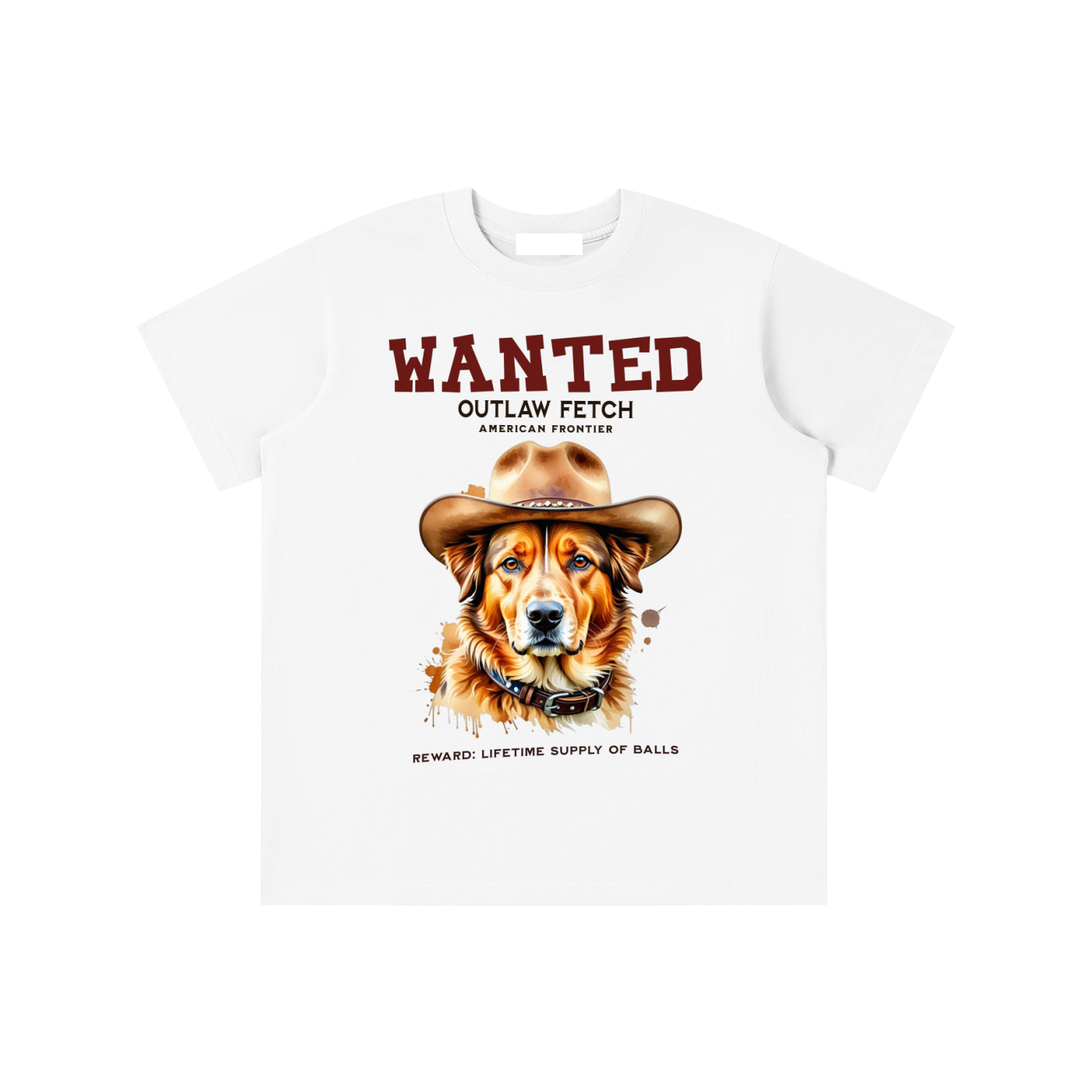 Golden Retriever,Outlaw,Wanted,American Frontier