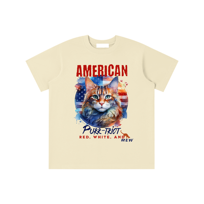 Kids,Cat,American,Purr-triot,Mew