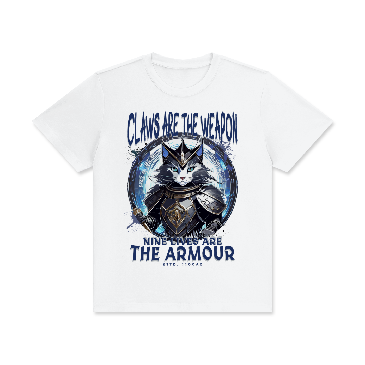 Knight,Cat,Claws,Armour,Nine,Lives