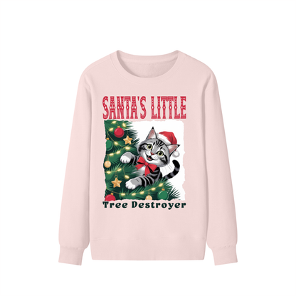 Santa,Cat,Christmas,Tree,Destroyer