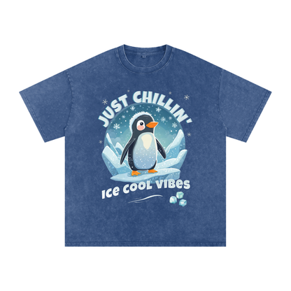 Penguin,Chillin',Ice,Cool