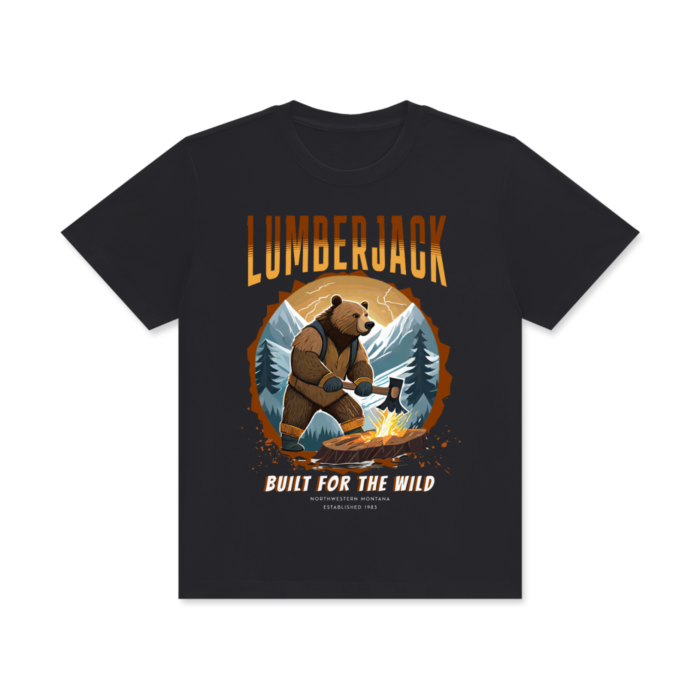 Lumberjack,Bear,Built,Wild