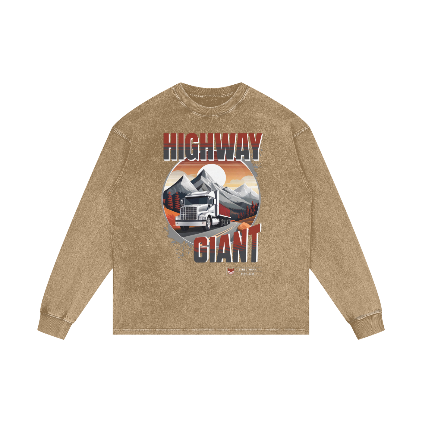 Highway,Truck,Mountains