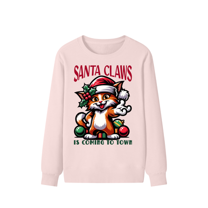 Christmas,Santa,Claws,Coming,Town,Cat