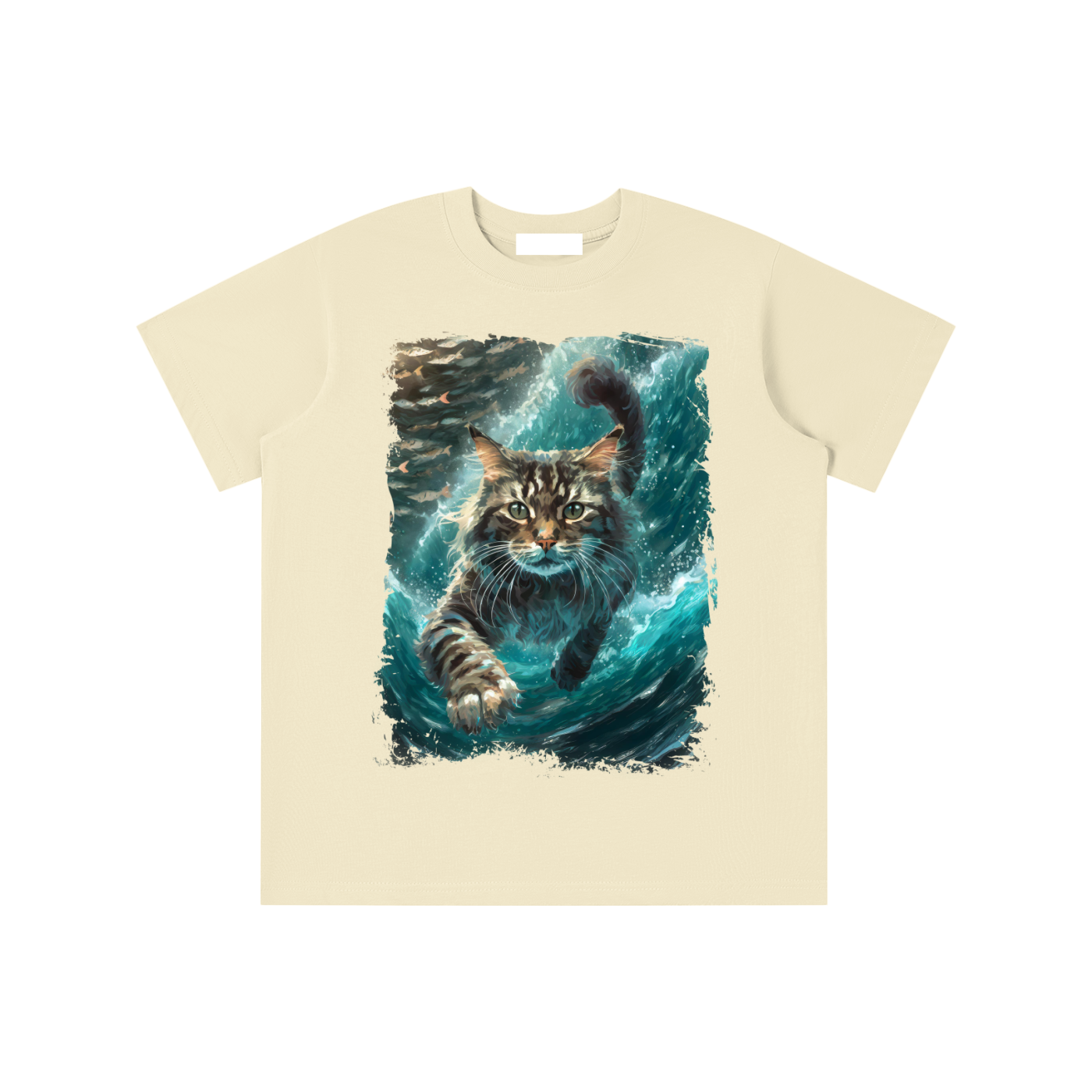 Cat,Swimming,Cool