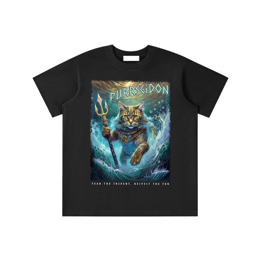 Greek,Purrseidon,Cat,Kids