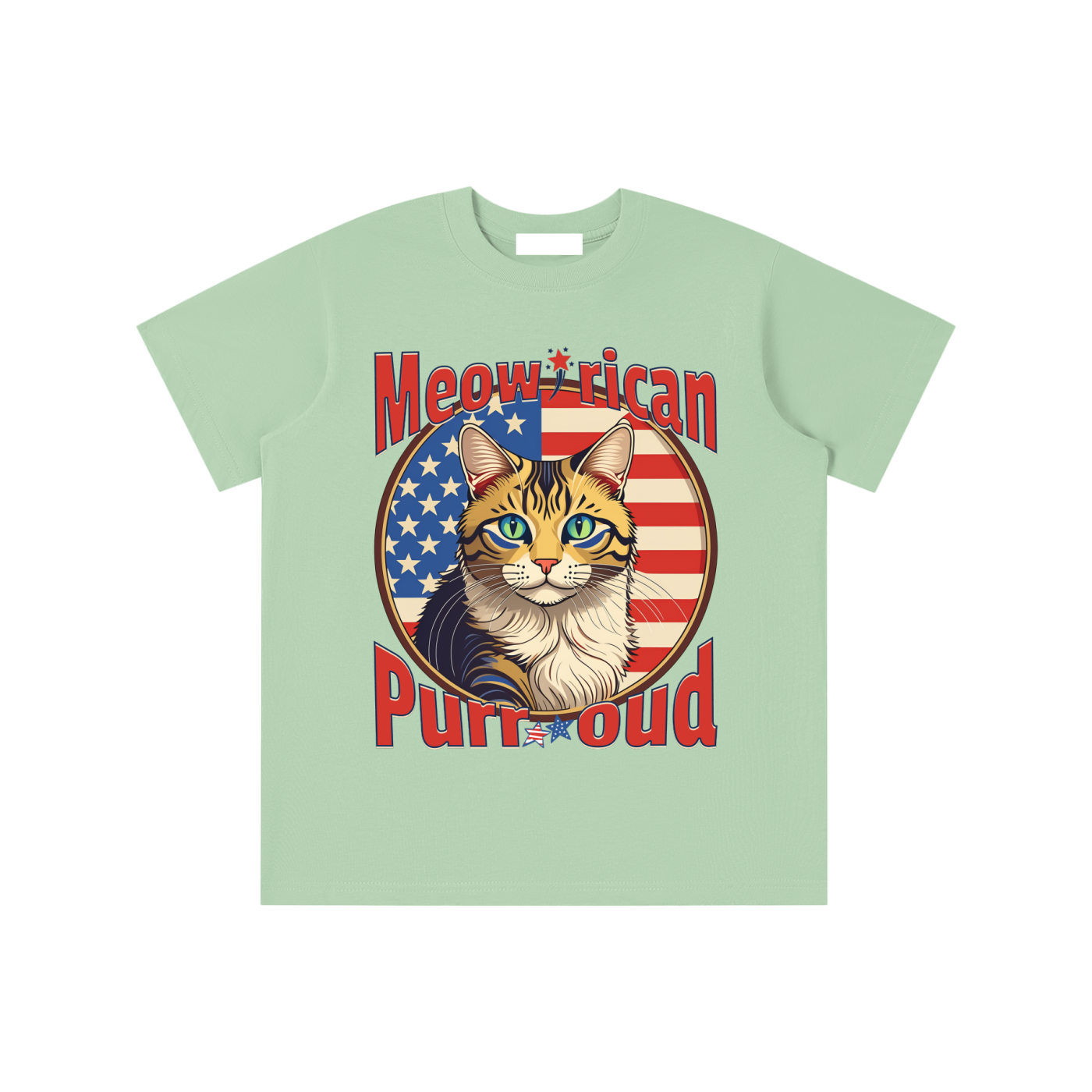 USA,Cat,Meow-rican,Purr-oud