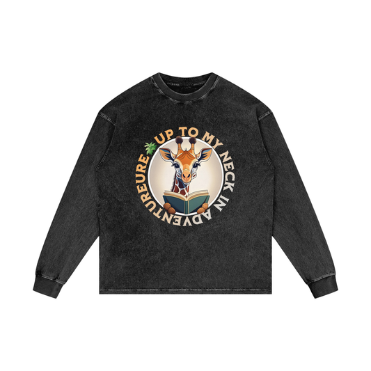 Giraffe,Reading,Book,Adventures