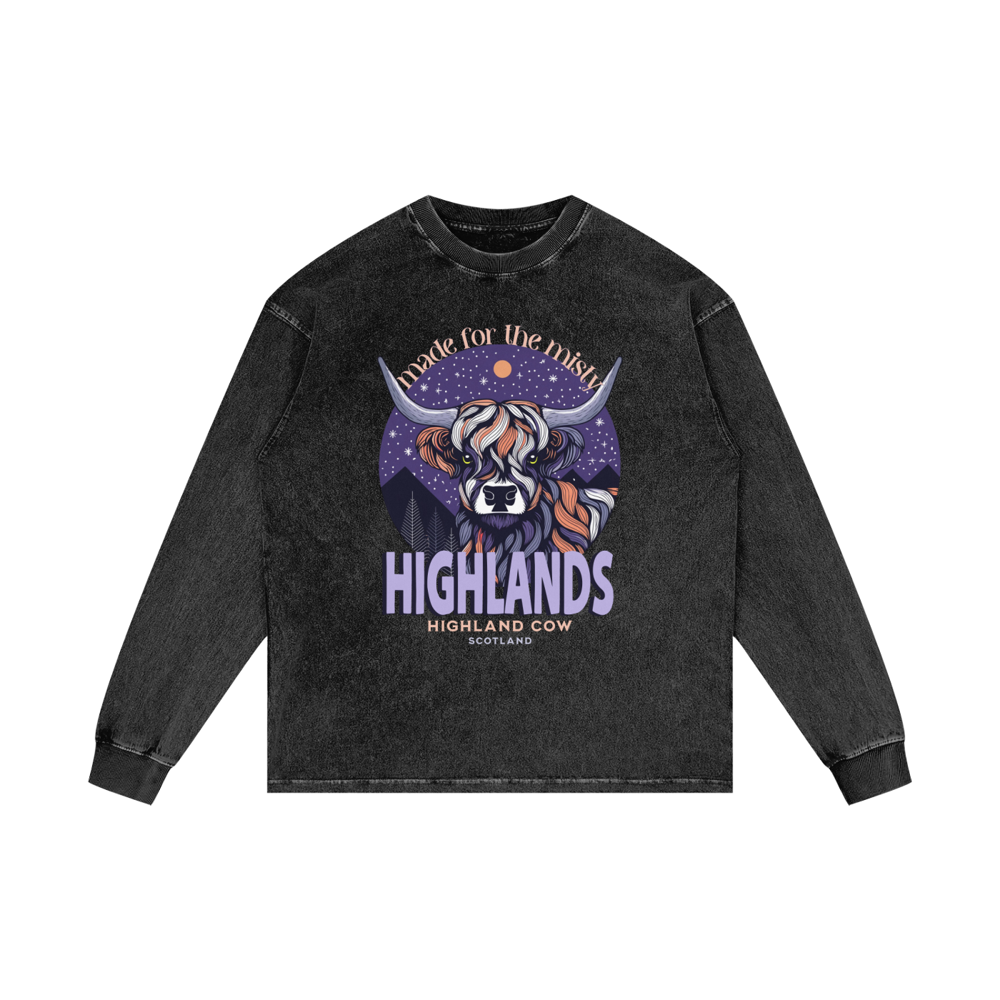 Highland Cow,Misty,Highlands