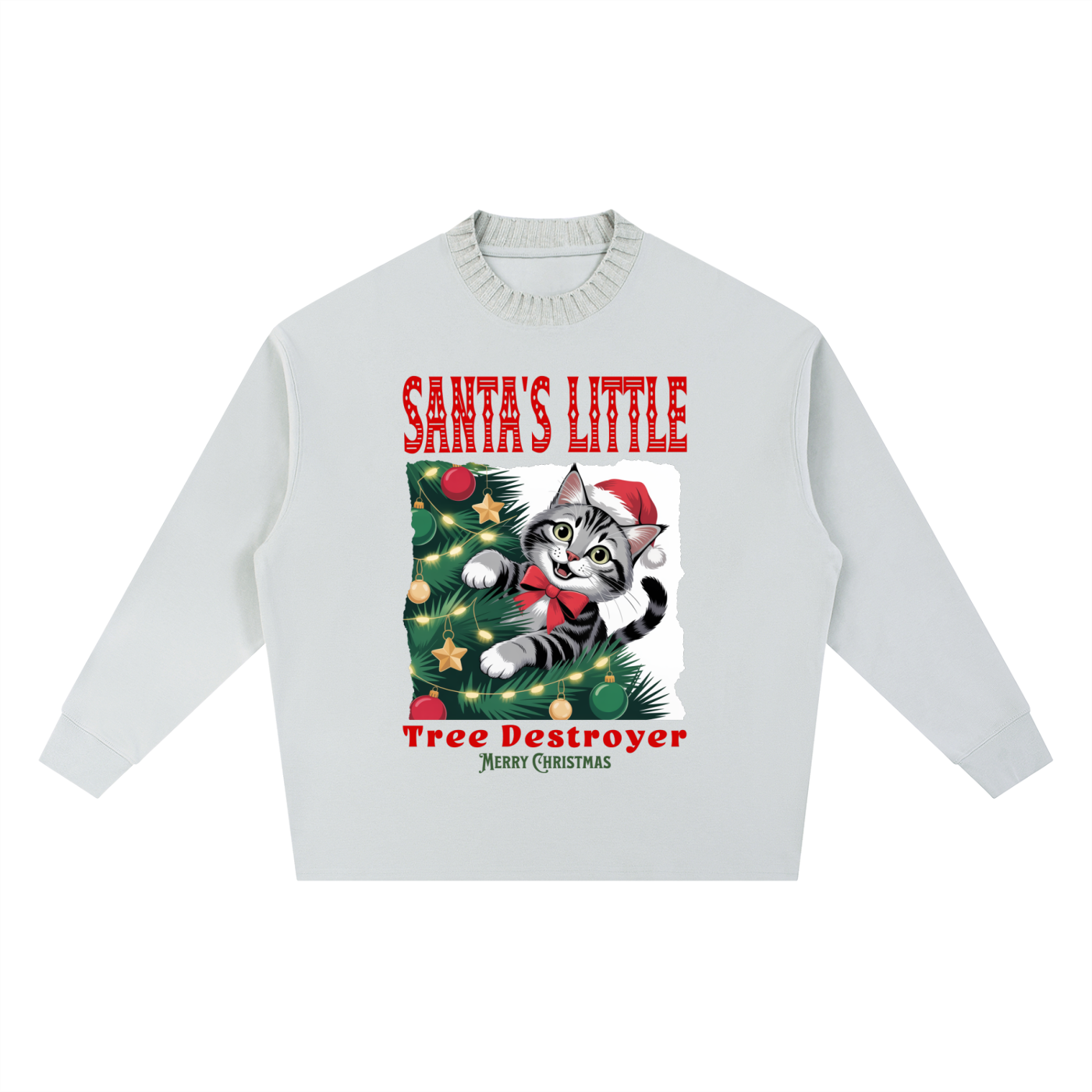 Christmas,Fun,Cat,Tree,Destroyer