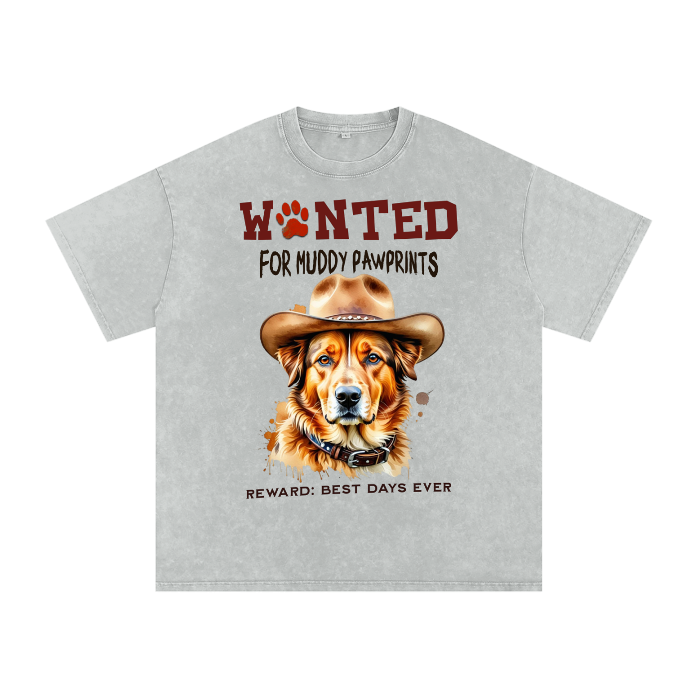 Dog,Golden,Retriever,Muddy,Footprints