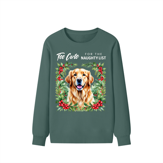 Christmas,Golden Retriever,Cute,Naughty,List