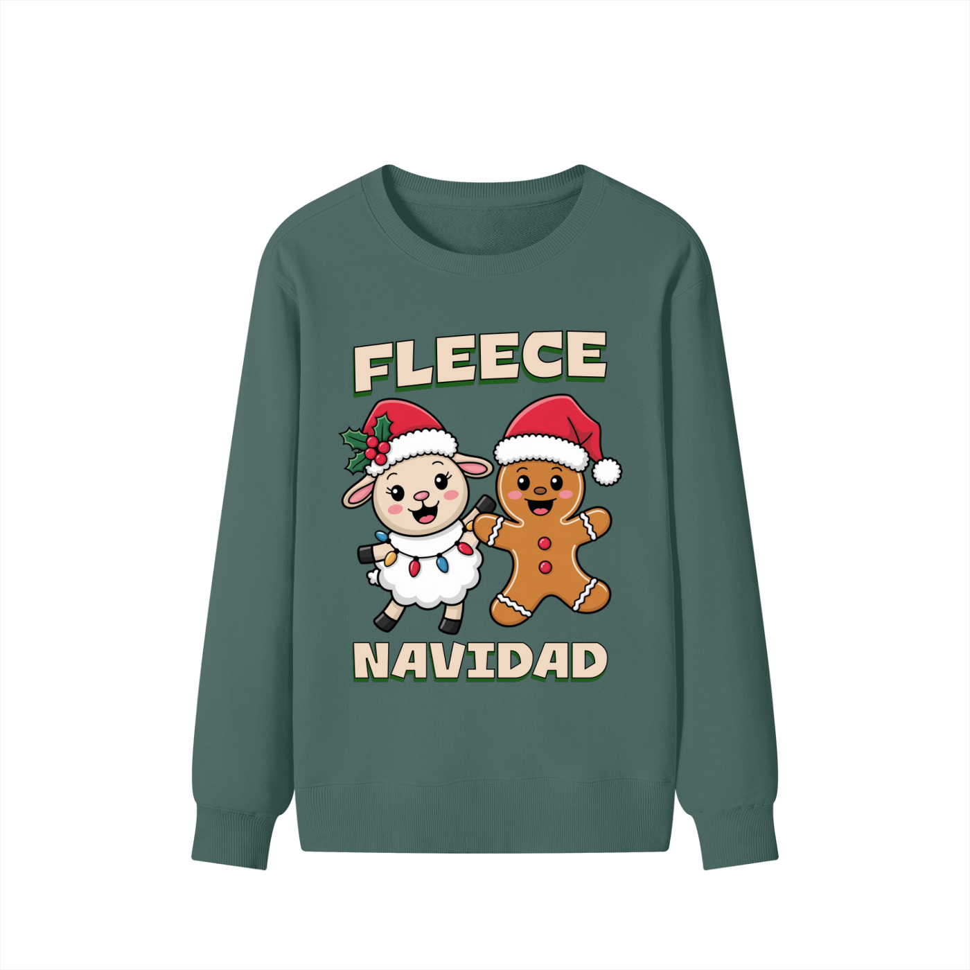 Christmas,Lamb,Gingerbread,Fun,Dance,Fleece,Navidad