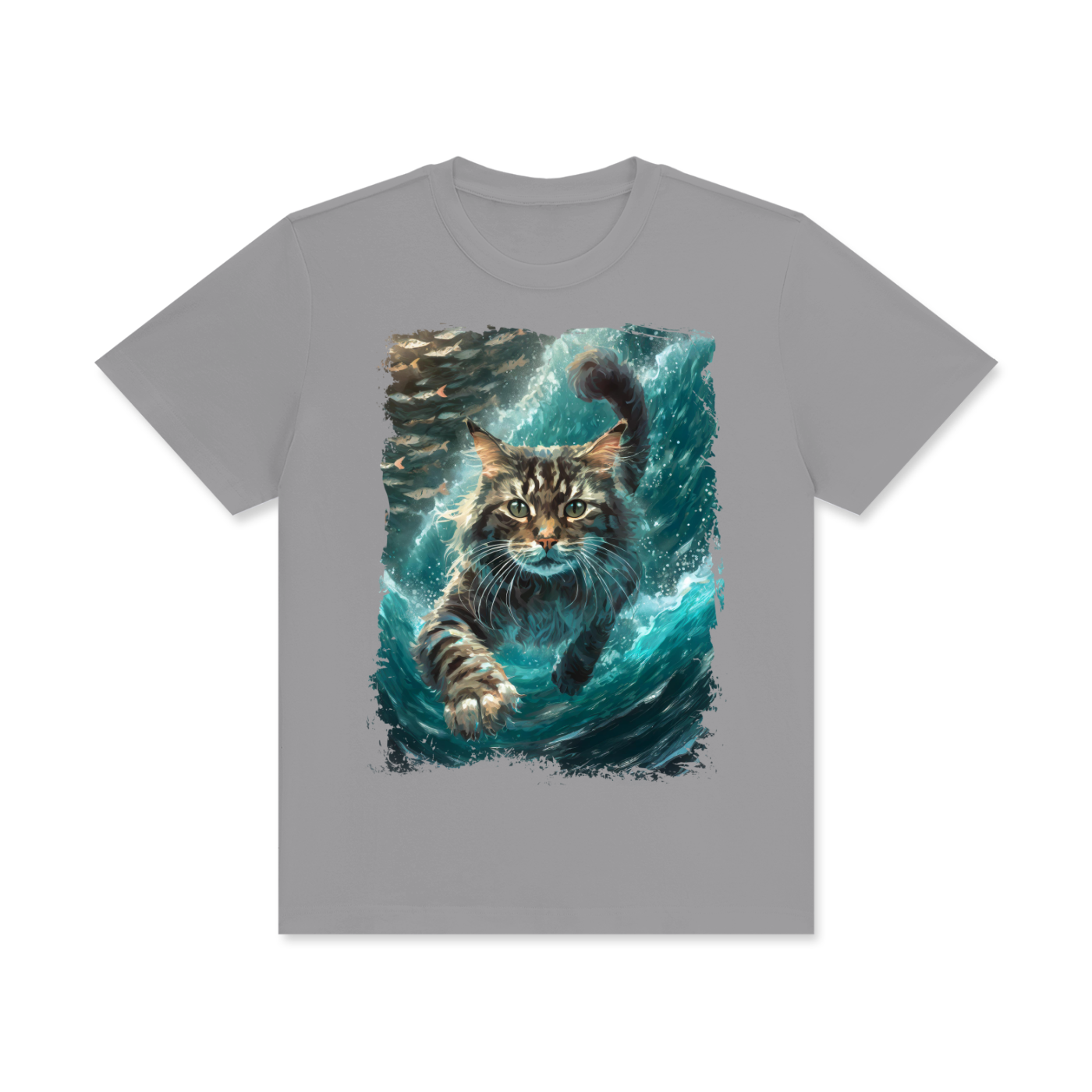 Cat,Swimming,Cool