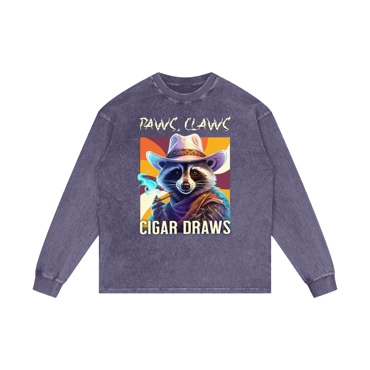 Raccoon,Paws,Claws,Cigar,Draws