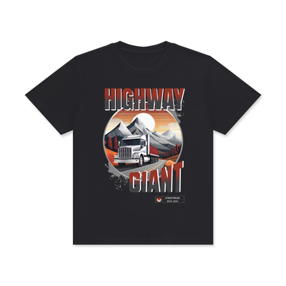 Highway,Truck,Mountains