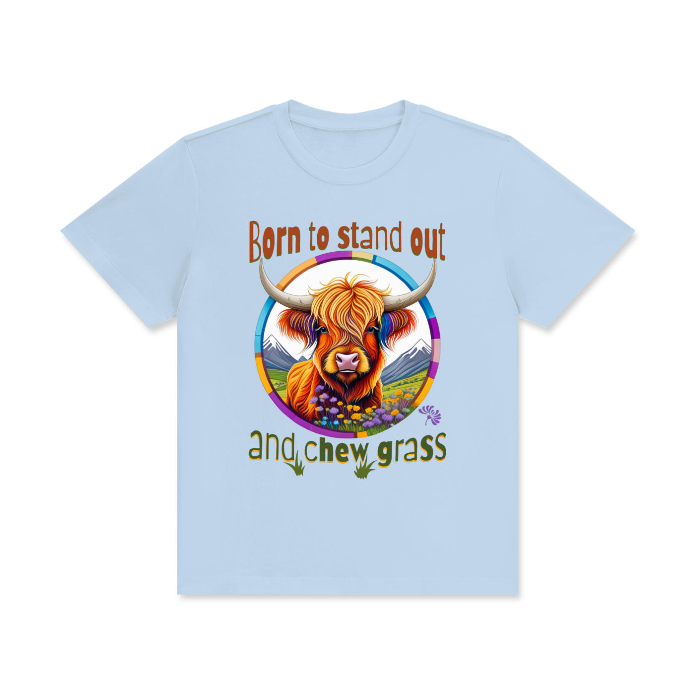 Highland Cow,Colourful,Quirky