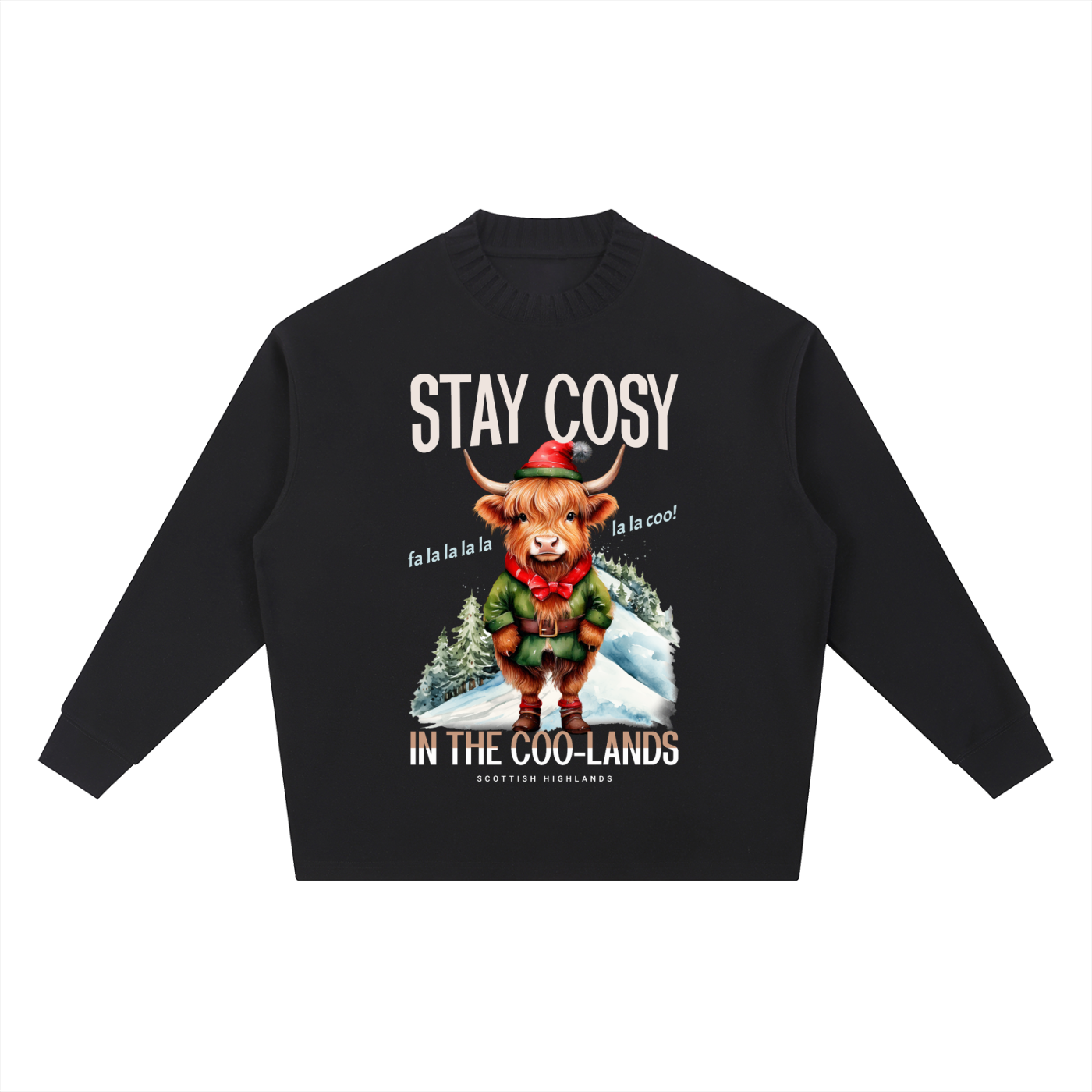 Christmas,Highland Cow,Cool,Fun