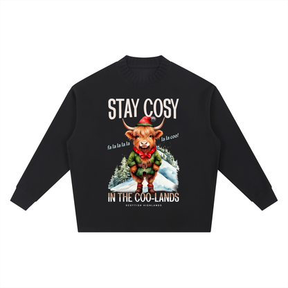 Christmas,Highland Cow,Cool,Fun