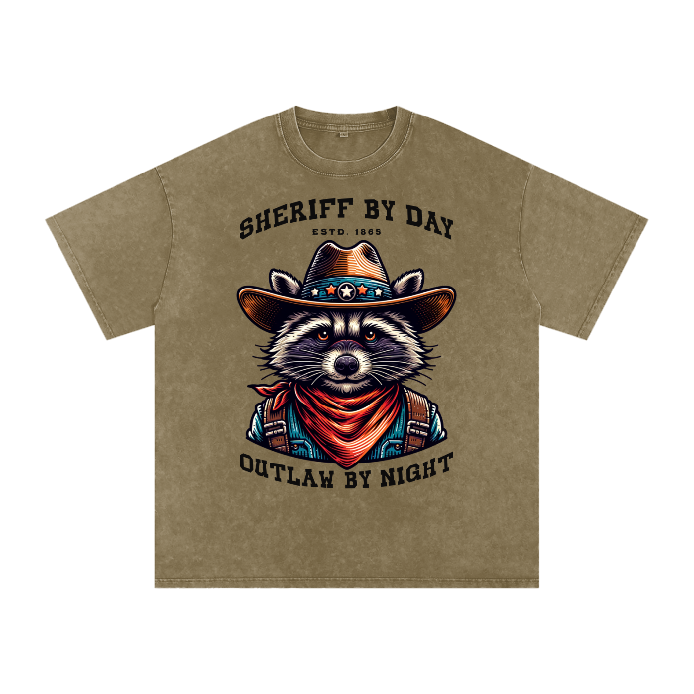 Raccoon,Sheriff,Outlaw,Day,Night