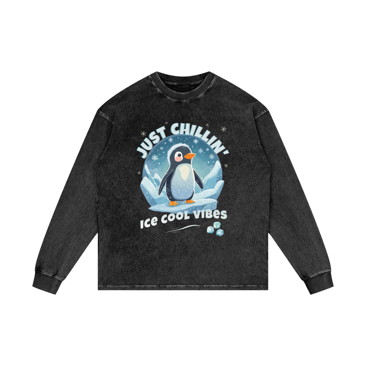 Penguin,Chillin',Ice,Cool